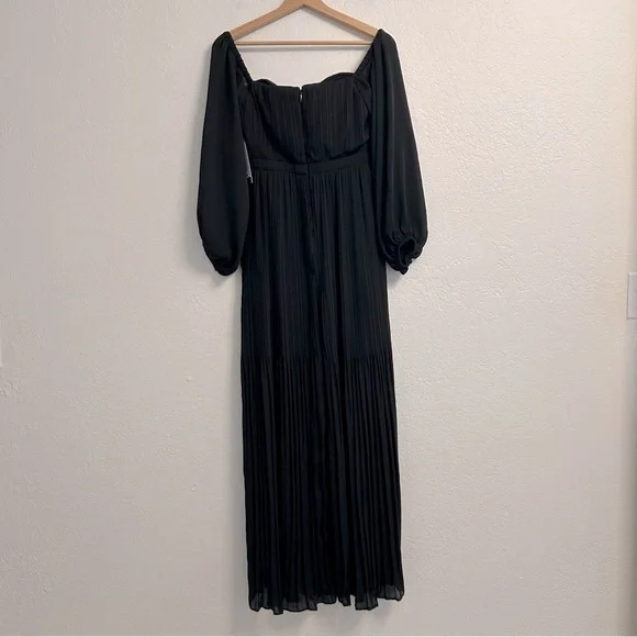 NWT Bebe Black Sweetheart Maxi Dress, Size XS - Picture 3 of 9